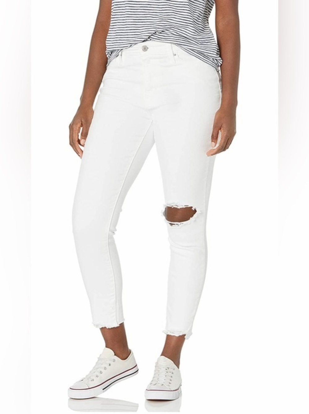 Levi’s 721 High-Rise Skinny Ankle Jeans – White (Size 4 W27)